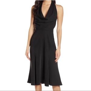 HARLYN Black Halter Dress Size XL